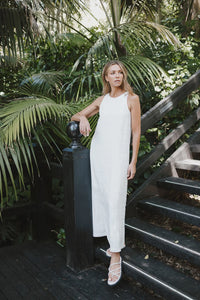 Megan Maxi Dress / White