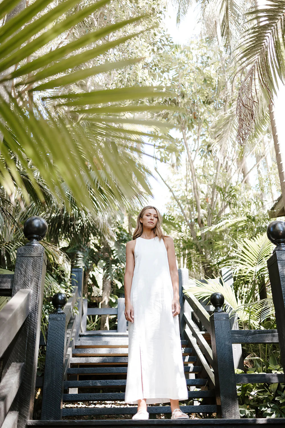 Megan Maxi Dress / White