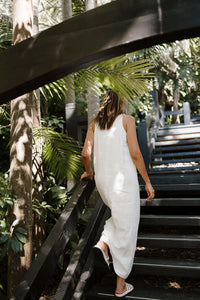 Megan Maxi Dress / White