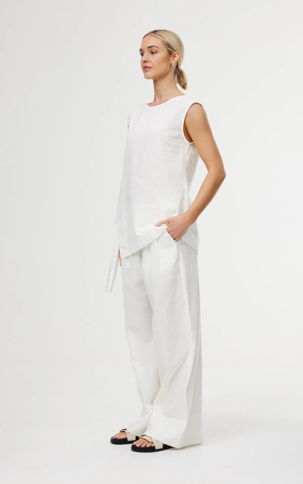 Hampton Pant / Ivory