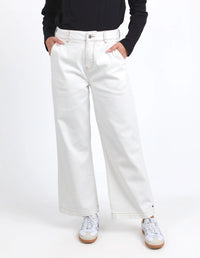 Izzy Wide Leg Jean / Vintage White