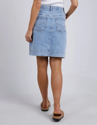 Atlas Denim Skirt / Blue