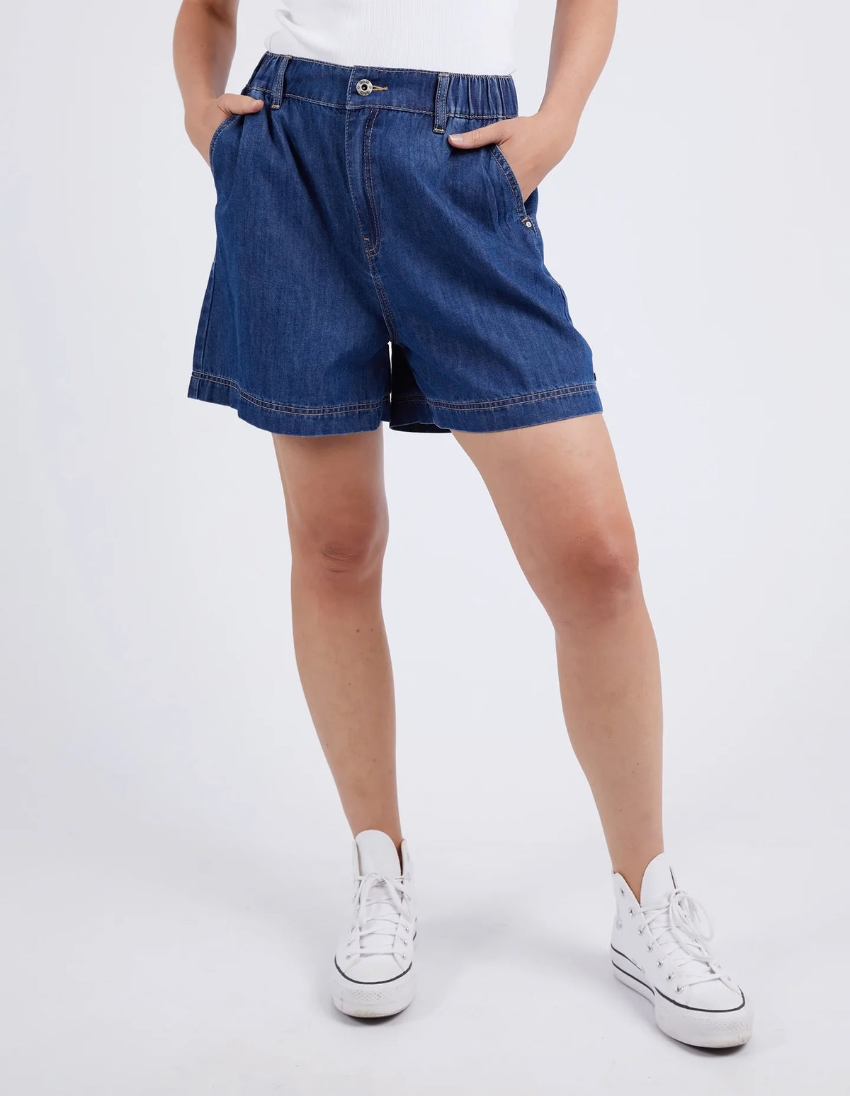 Matilda Denim Short / Dark Blue