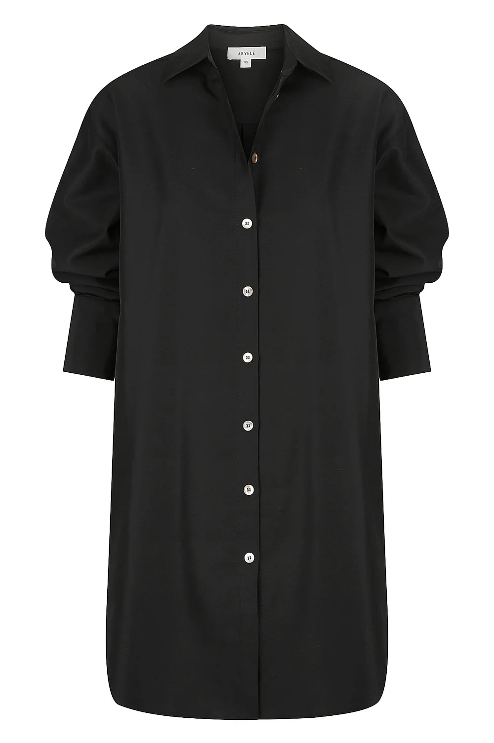 Lara Shirt Dress / Black