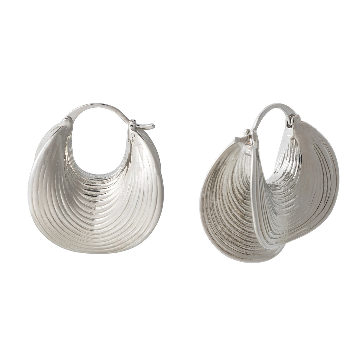 Saddle Silver Earrings