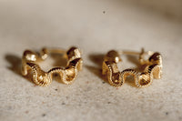 Wave Gold Earrings