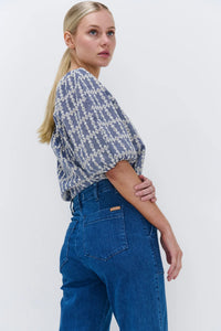 Hailey Top / Light Denim