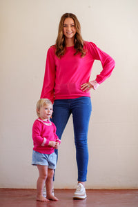 Lucy Liberty Children's Wool Sweater / Pink