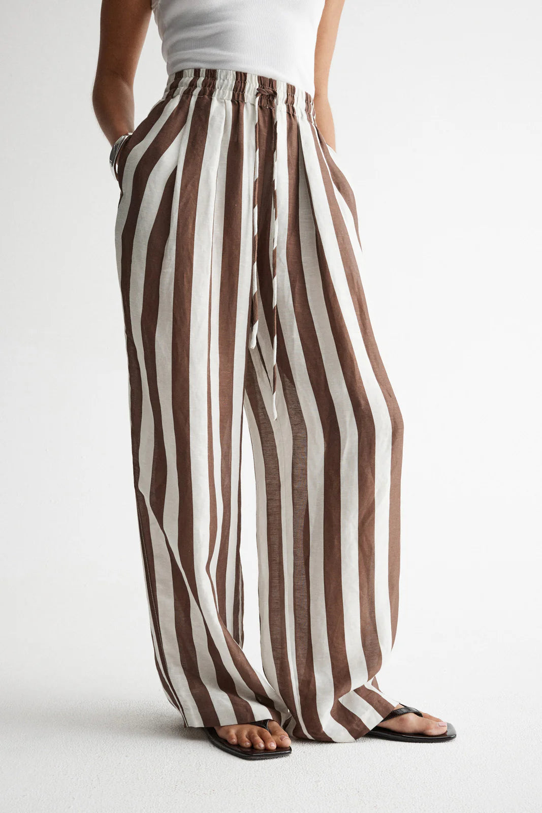 Lumi Pant / Chocolate Stripe