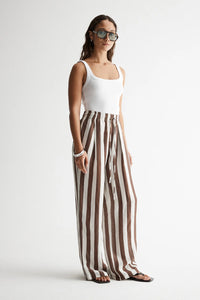 Lumi Pant / Chocolate Stripe