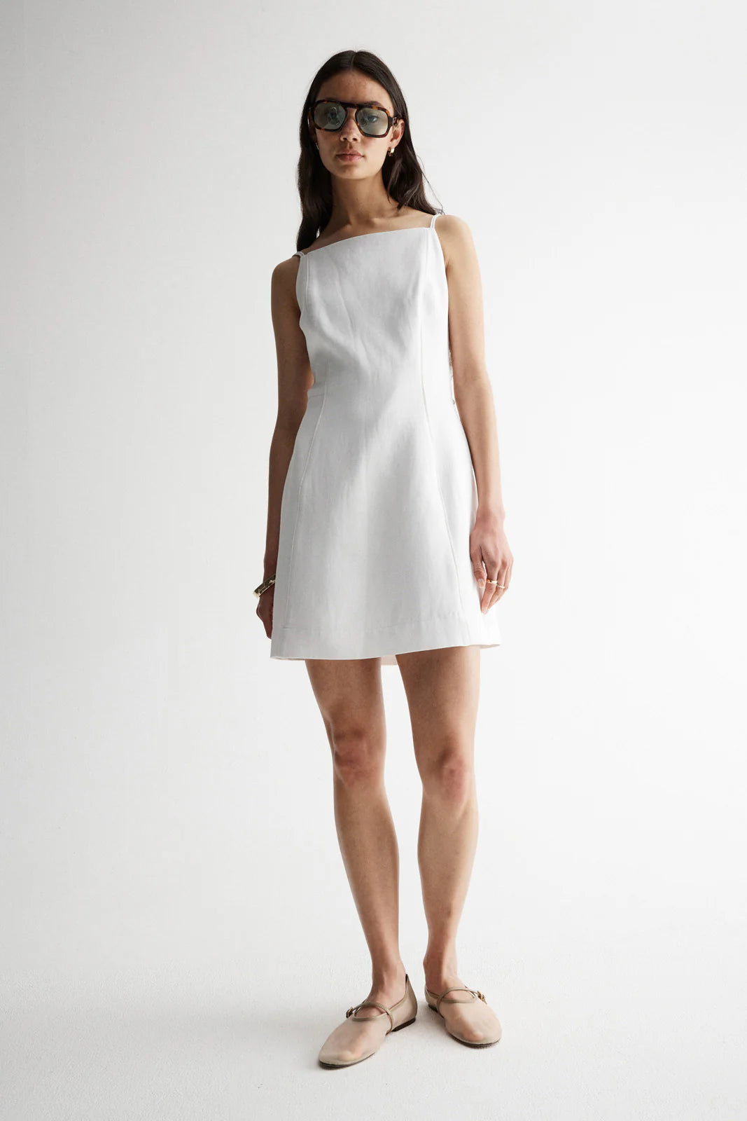 Mahina Dress / White