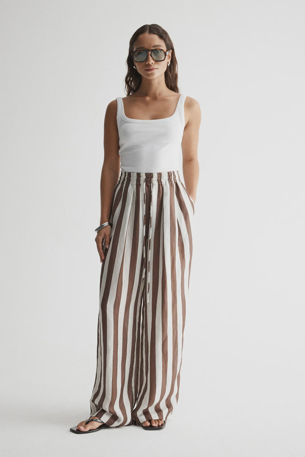 Lumi Pant / Chocolate Stripe