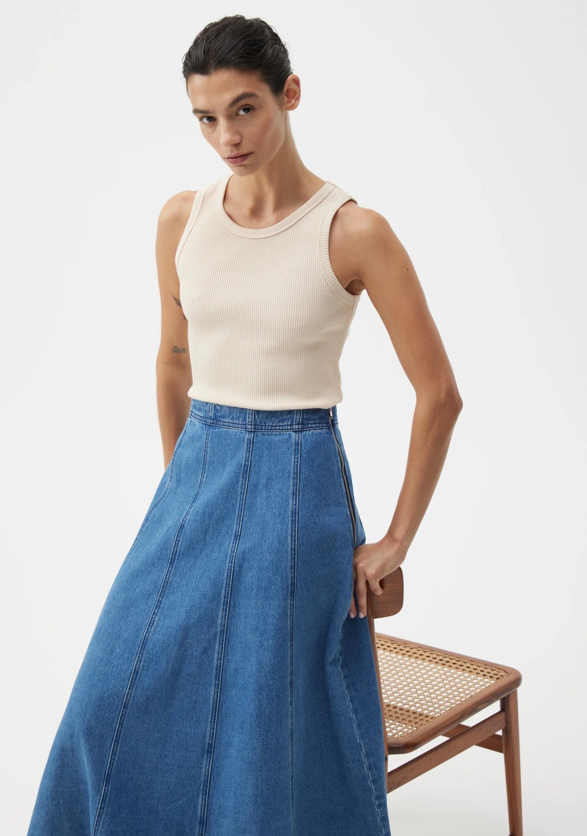 Amiko Denim Skirt