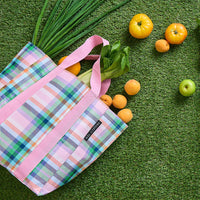 Plaid Shopper Tote