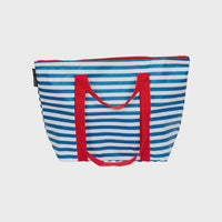 Breton Stripe Zip Medium Tote