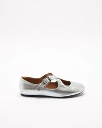 Rani Leather Ballet / Silver