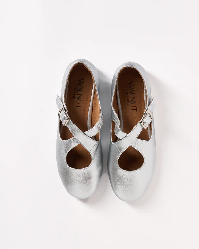 Rani Leather Ballet / Silver