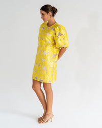 Rochelle Mini Dress / Sunglow Yellow