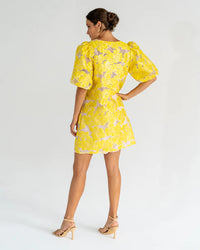 Rochelle Mini Dress / Sunglow Yellow