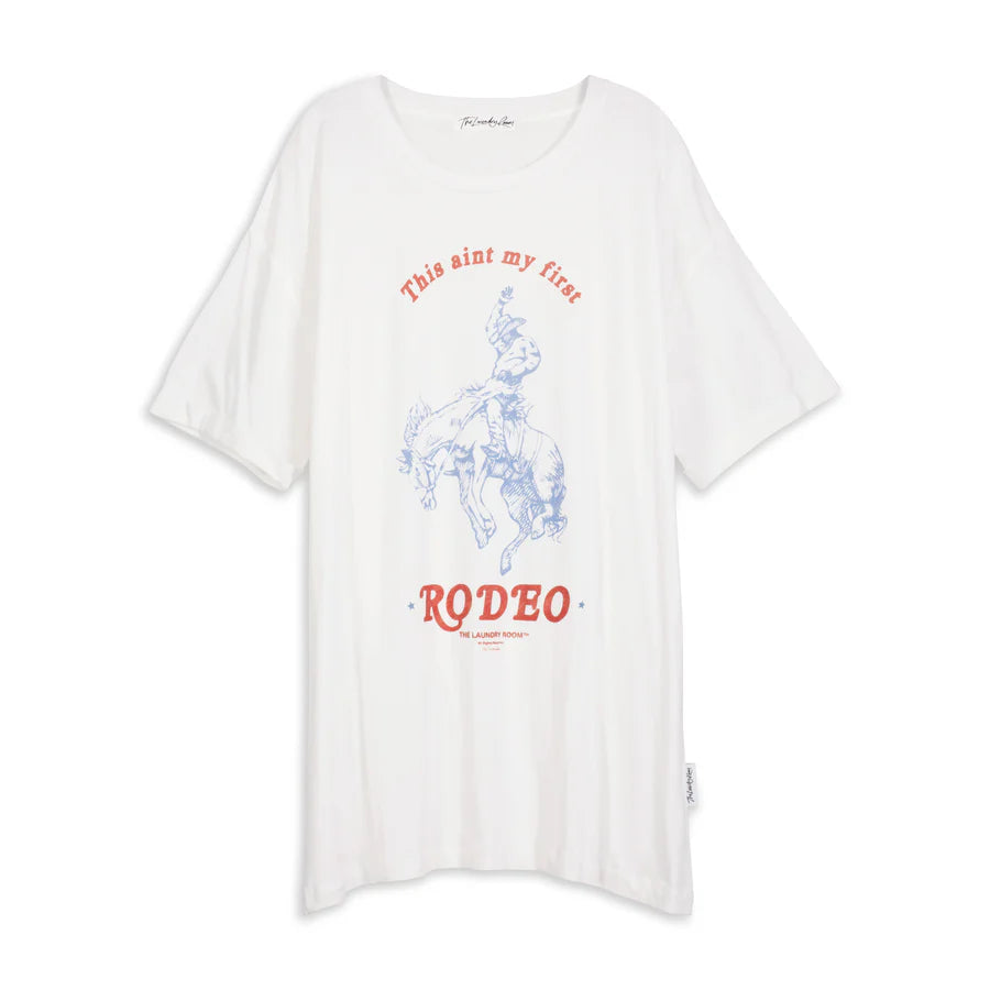 First Rodeo Oversized Tee / White