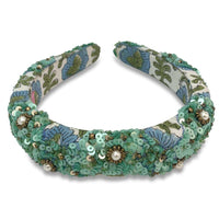 Block Printed Beaded Headband