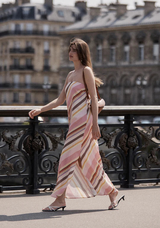 Tyria Maxi Dress / Savannah Stripe