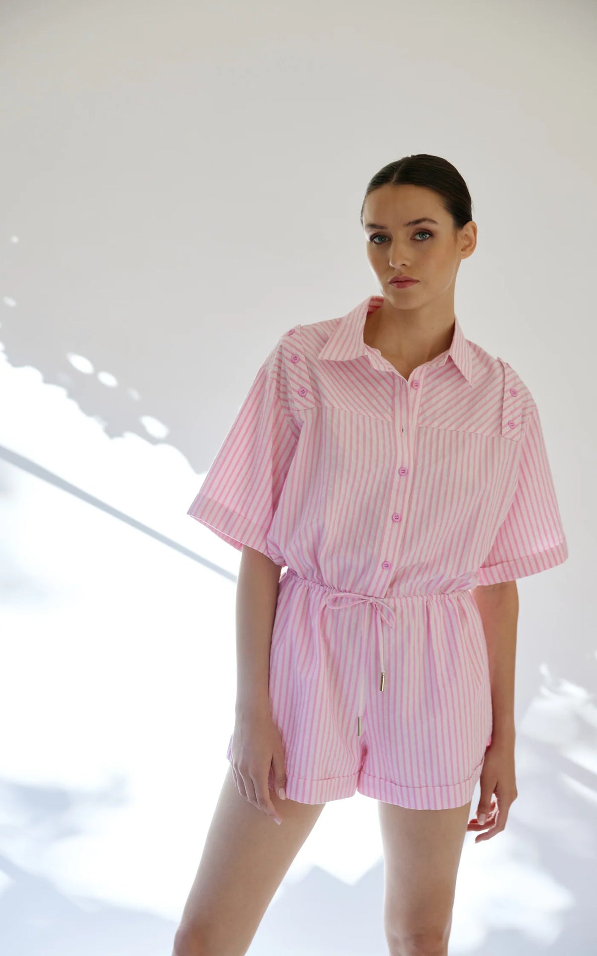 Lucia Playsuit / Candy Stripe