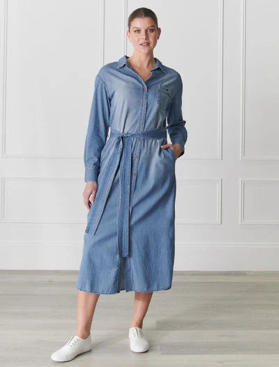 Charlie Denim Shirt Dress