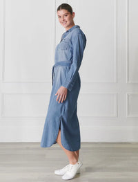 Charlie Denim Shirt Dress