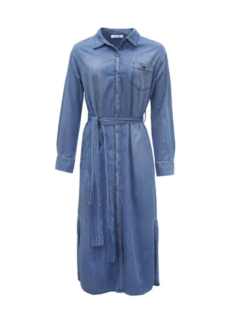 Charlie Denim Shirt Dress