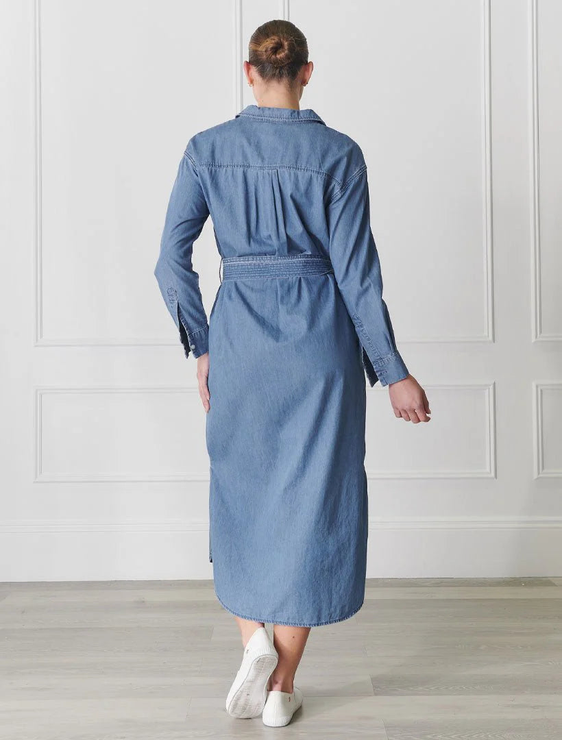 Charlie Denim Shirt Dress