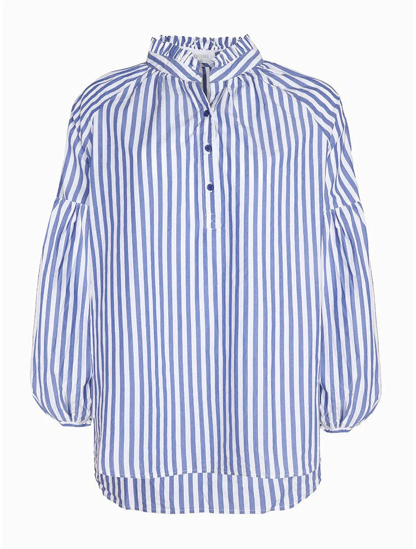 Kell Shirt / Blue & White Stripe