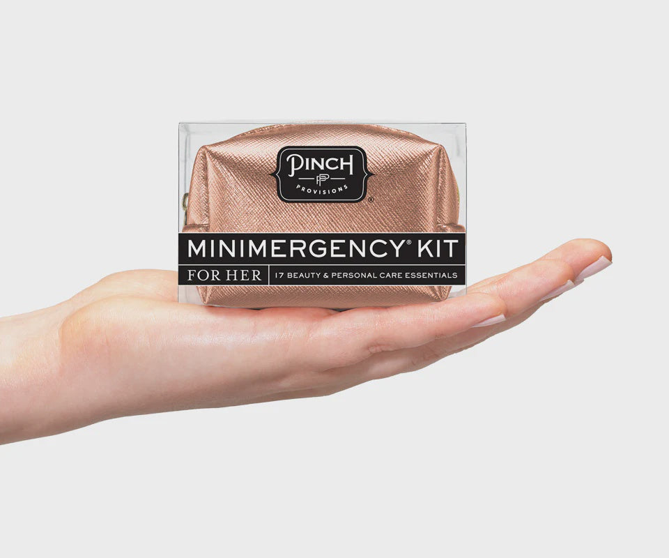 Rose Gold Metallic Miniergency Kit