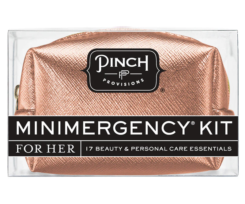 Rose Gold Metallic Miniergency Kit