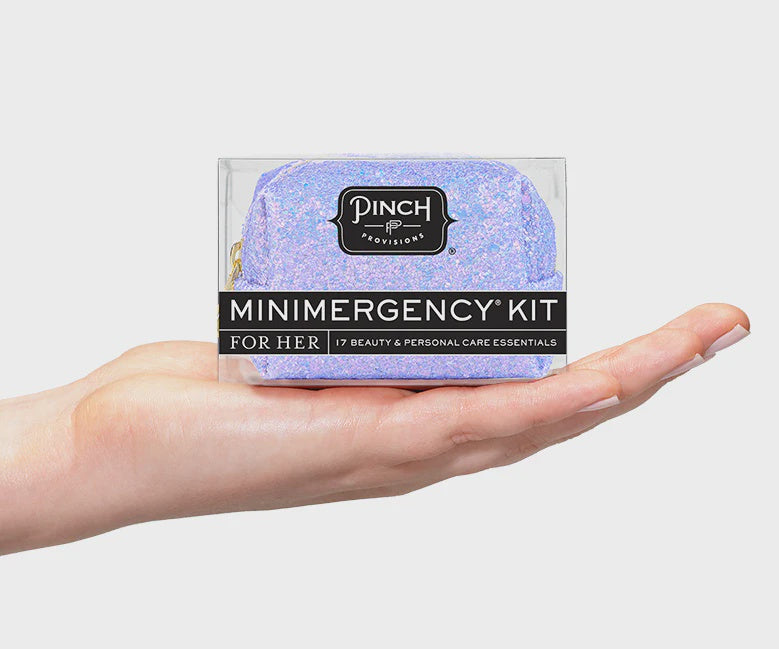 Periwinkle Glitter Minimergency Kit