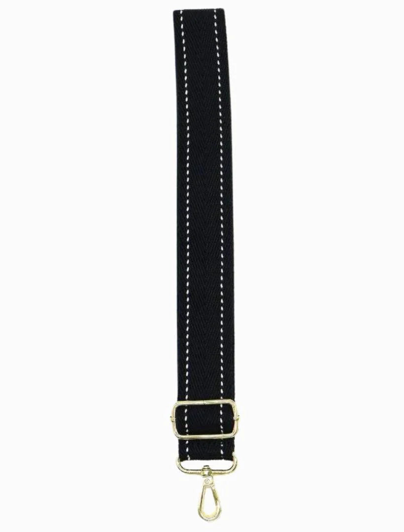 Webbing Bag Strap Black/White